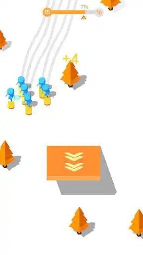 Play Crowd Ski as an online game Crowd Ski with UptoPlay
