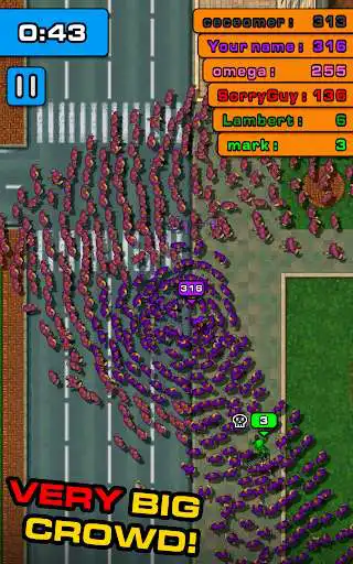 Play Crowd Town as an online game Crowd Town with UptoPlay