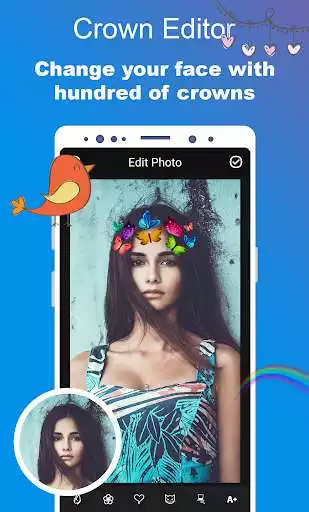 Play Crown Photo Editor - Heart  Flowers Crowns  and enjoy Crown Photo Editor - Heart  Flowers Crowns with UptoPlay