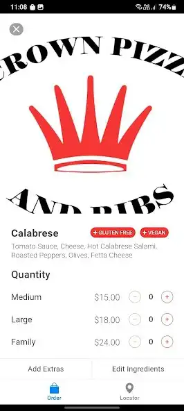 Play Crown Pizza and Ribs as an online game Crown Pizza and Ribs with UptoPlay