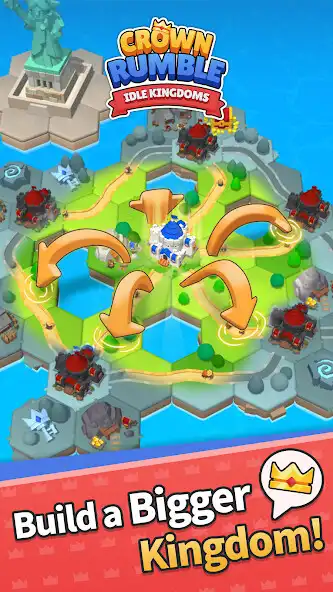 Play Crown Rumble: Idle Kingdoms as an online game Crown Rumble: Idle Kingdoms with UptoPlay