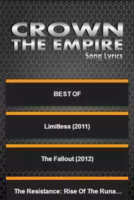 Play Crown The Empire Album Lyrics