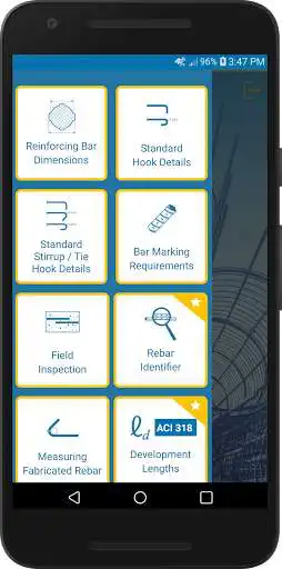 Play CRSI Rebar Reference as an online game CRSI Rebar Reference with UptoPlay