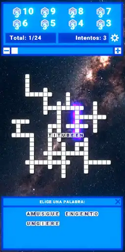 Play Crucigrama Infinito as an online game Crucigrama Infinito with UptoPlay