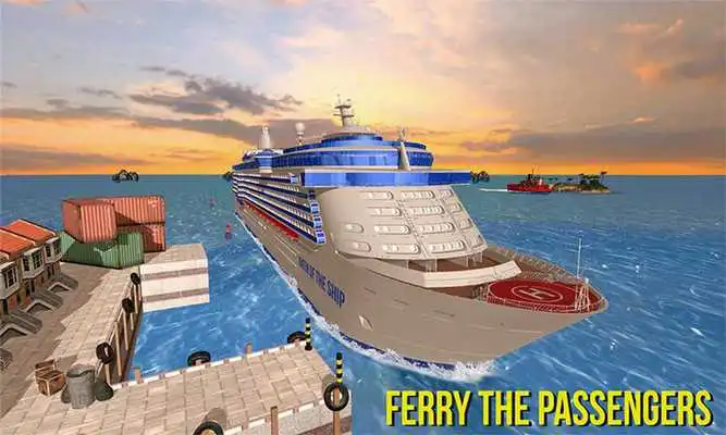 Play Cruise Ship Tourist Passenger Cargo Transporter