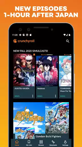 Play Crunchyroll as an online game Crunchyroll with UptoPlay