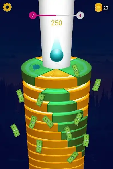 Play Crush Stack Ball Blast as an online game Crush Stack Ball Blast with UptoPlay