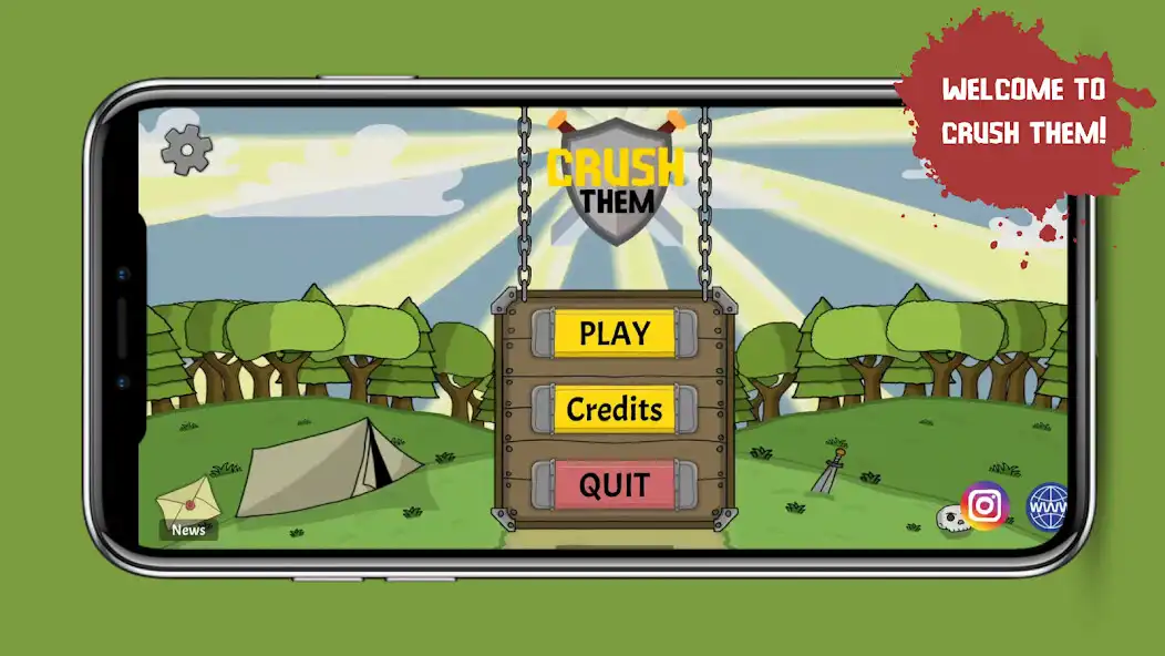 Play CrushThem - Wave Survival  and enjoy CrushThem - Wave Survival with UptoPlay