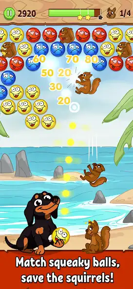 Play Crusoe Squeaky Ball Bubble POP as an online game Crusoe Squeaky Ball Bubble POP with UptoPlay