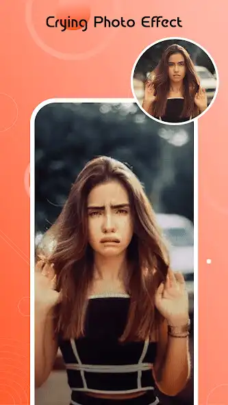 Play Crying Face Camera Effect as an online game Crying Face Camera Effect with UptoPlay