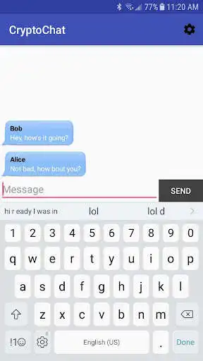 Play CryptoChat  and enjoy CryptoChat with UptoPlay