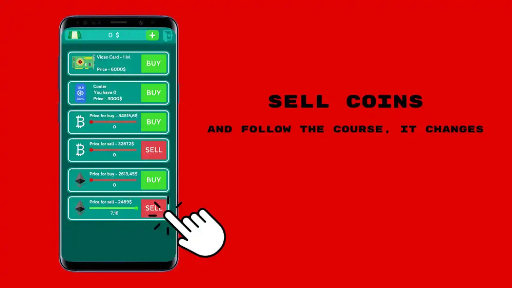 Play Crypto Clicker: Mine Simulator as an online game Crypto Clicker: Mine Simulator with UptoPlay