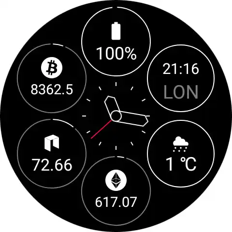 Play Crypto Complication for Wear OS as an online game Crypto Complication for Wear OS with UptoPlay