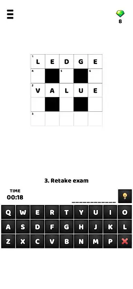 Play Crypto Crossword Puzzle Solver as an online game Crypto Crossword Puzzle Solver with UptoPlay