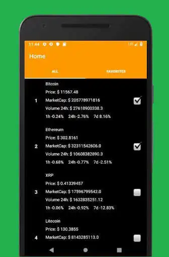 Play Cryptocurrency Tracker as an online game Cryptocurrency Tracker with UptoPlay