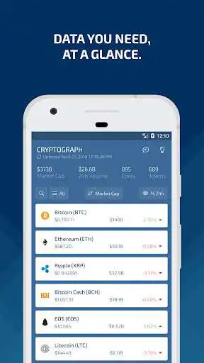 Play APK Cryptograph - Cryptocurrency Market Charts  and enjoy Cryptograph - Cryptocurrency Market Charts with UptoPlay com.emkore.apps.cryptograph