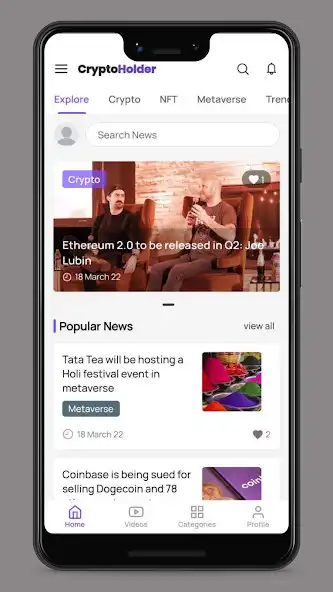 Play Crypto Holder - News in Short as an online game Crypto Holder - News in Short with UptoPlay