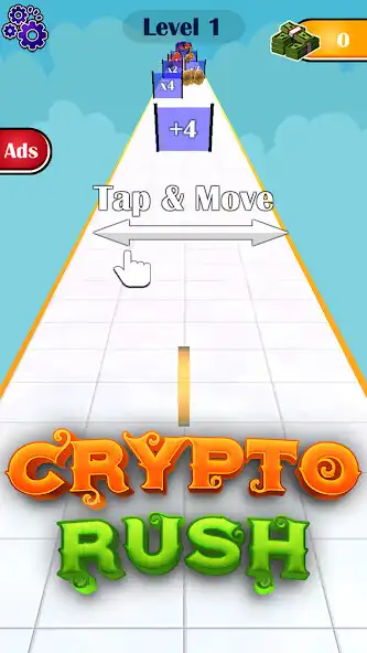 Play Crypto Rush 3D Coin Roll Race  and enjoy Crypto Rush 3D Coin Roll Race with UptoPlay