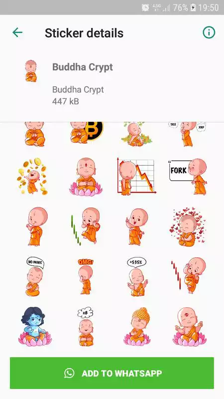 Play Crypto Stickers for Whatsapp