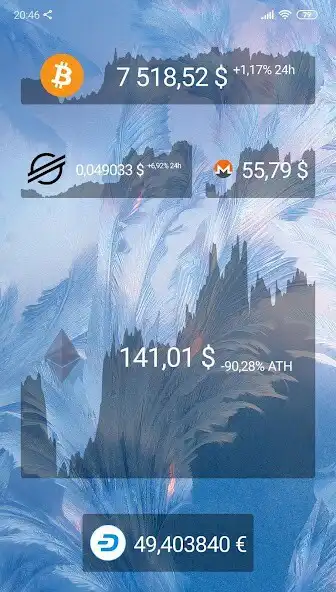 Play Crypto Ticker Widget  and enjoy Crypto Ticker Widget with UptoPlay