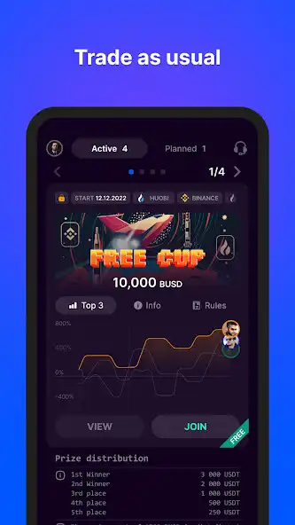 Play Crypto Traders League  and enjoy Crypto Traders League with UptoPlay