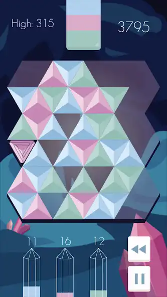 Play Crystal Cove - Color Matching Puzzler as an online game Crystal Cove - Color Matching Puzzler with UptoPlay