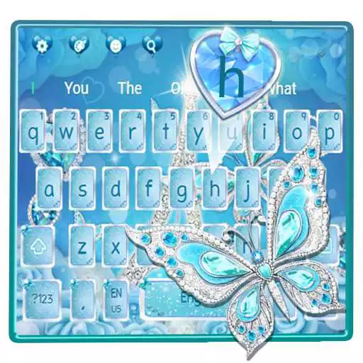Run free android online Crystal Diamond Butterfly Keyboard APK Run free android online Crystal Diamond Butterfly Keyboard APK