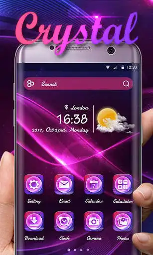 Play Crystal GO Launcher Theme