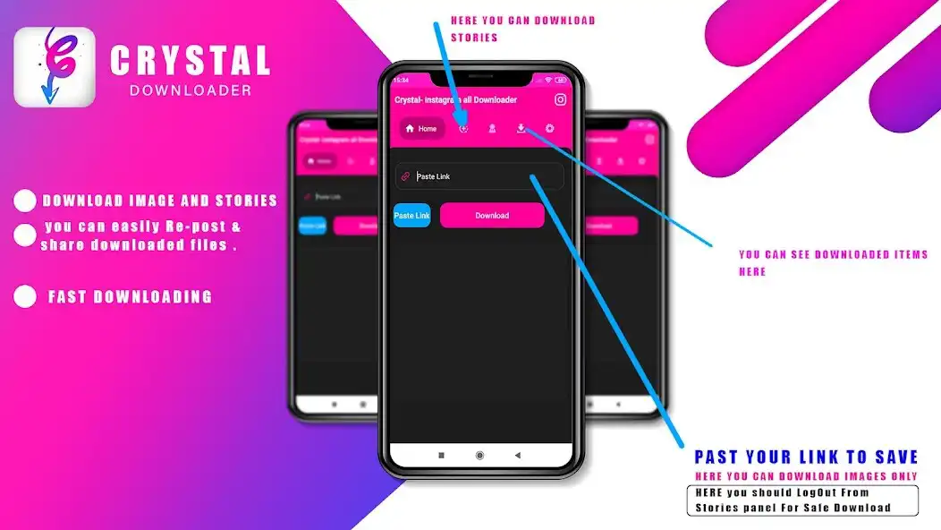 Play Crystal- instagram Downloader  and enjoy Crystal- instagram Downloader with UptoPlay