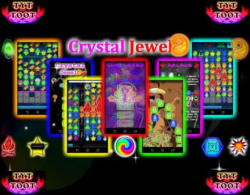 Play Crystal jewels  and enjoy Crystal jewels with UptoPlay