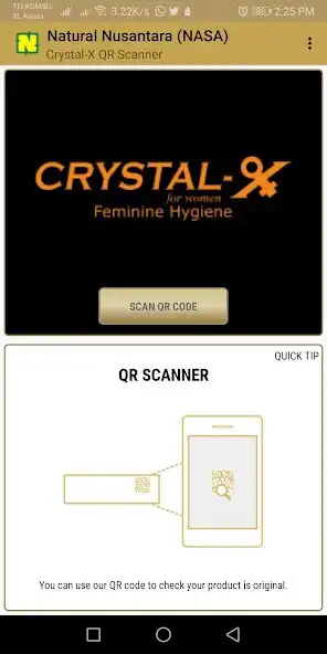 Play Crystal-X QR Code Scanner as an online game Crystal-X QR Code Scanner with UptoPlay