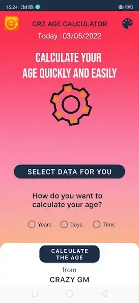 Play CRZ AGE CALCULATOR as an online game CRZ AGE CALCULATOR with UptoPlay