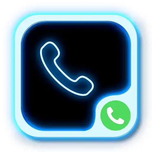 Free play online CSD Blue Neon Dialer Theme HD APK