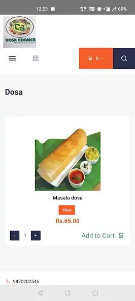 Play CS Dosa Corner as an online game CS Dosa Corner with UptoPlay