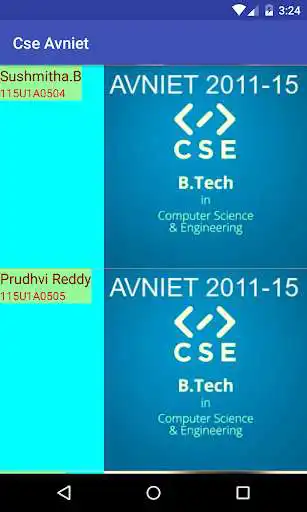 Play CSE AVNIET 2011-15  and enjoy CSE AVNIET 2011-15 with UptoPlay