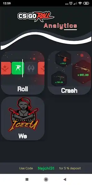 Play CSGORoll Analytics as an online game CSGORoll Analytics with UptoPlay