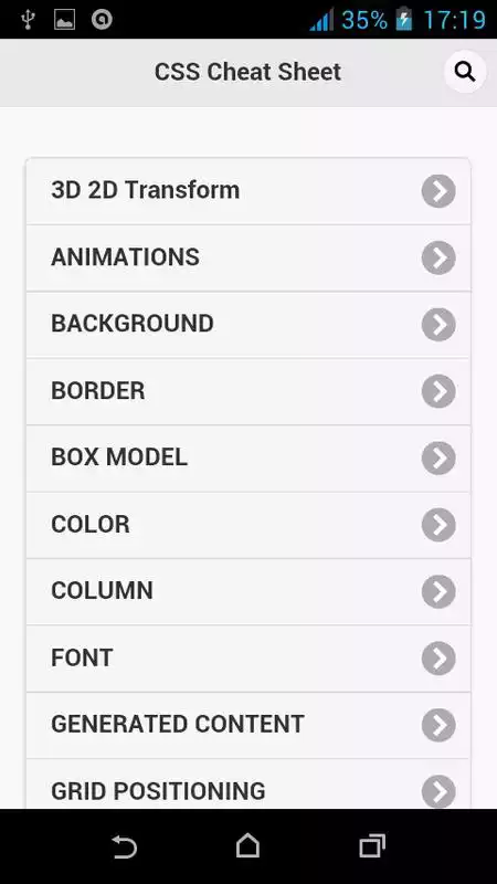 Play CSS Cheat Sheet