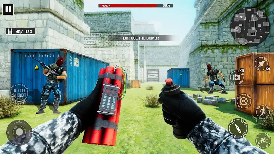 Play CS Survival Fire Battlegrounds as an online game CS Survival Fire Battlegrounds with UptoPlay