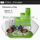 Free play online CSV Finder APK
