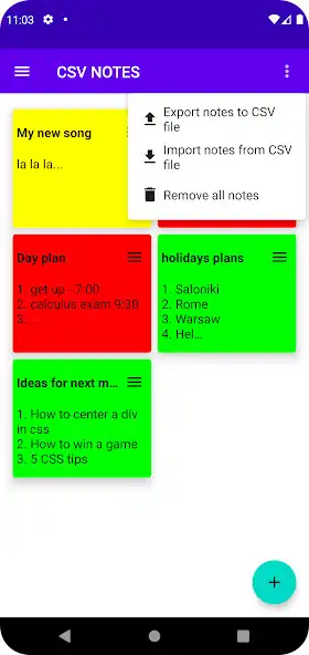 Play CSV NOTES  and enjoy CSV NOTES with UptoPlay