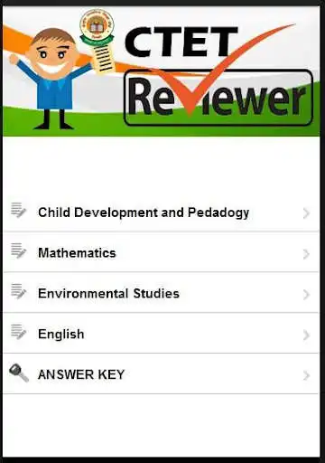 Play CTET Exam Reviewer  and enjoy CTET Exam Reviewer with UptoPlay
