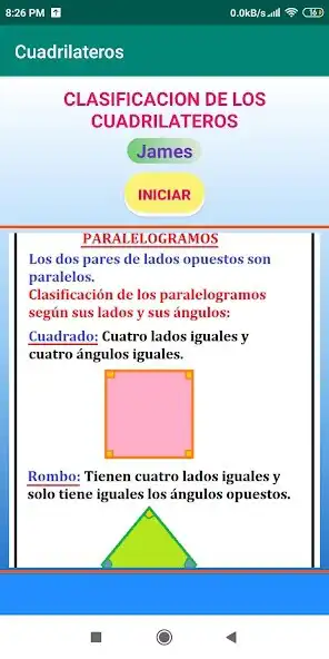 Play Cuadriláteros as an online game Cuadriláteros with UptoPlay