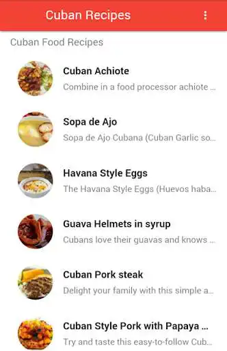 Play Cuban Recipes