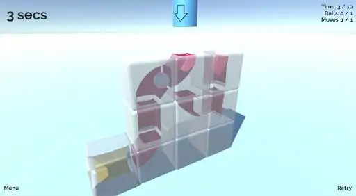Play Cube 3D - Ball Puzzle as an online game Cube 3D - Ball Puzzle with UptoPlay