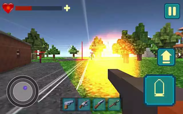 Play Cube Battle World War Survival