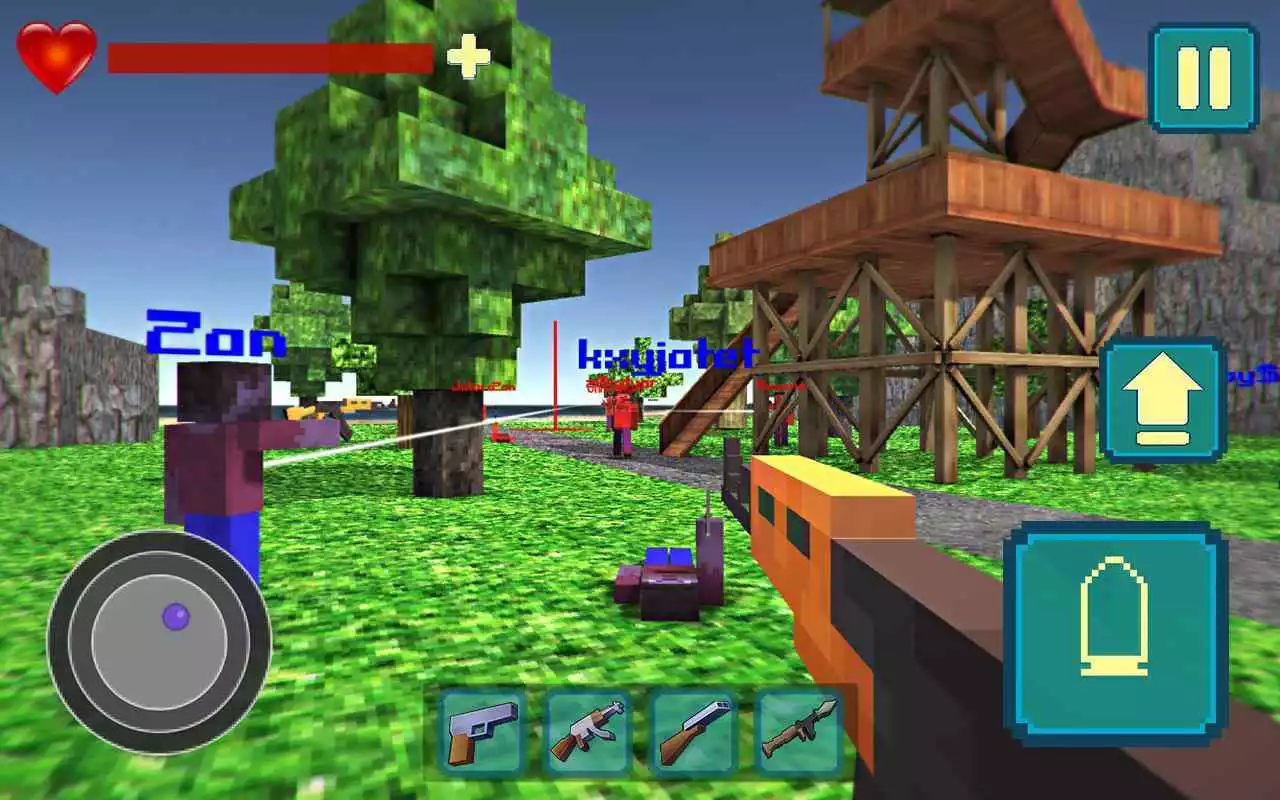 Play Cube Battle World War Survival