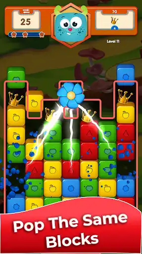 Play Cube Blast Puzzle Blocks as an online game Cube Blast Puzzle Blocks with UptoPlay