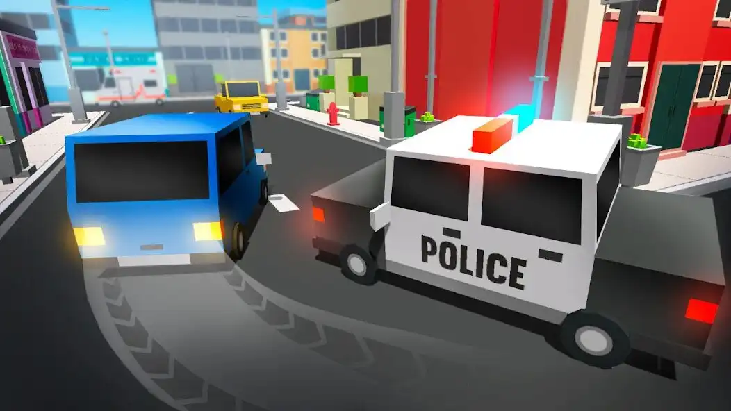 Play Cube Car Theft Race 3D  and enjoy Cube Car Theft Race 3D with UptoPlay