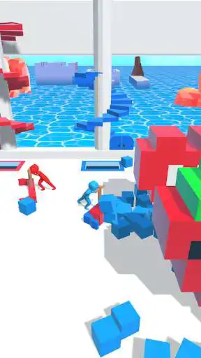 Play CubeCollectBattle as an online game CubeCollectBattle with UptoPlay