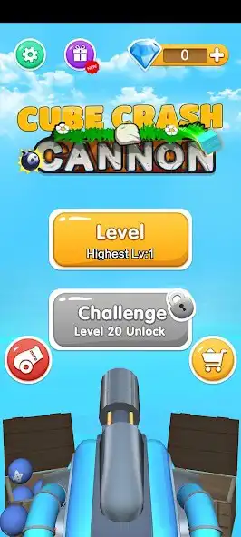 Play Cube Crash Canon  and enjoy Cube Crash Canon with UptoPlay